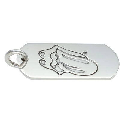 Chrome Hearts 925 Large Lip & Tongue Dog Tag Size ONE Silver