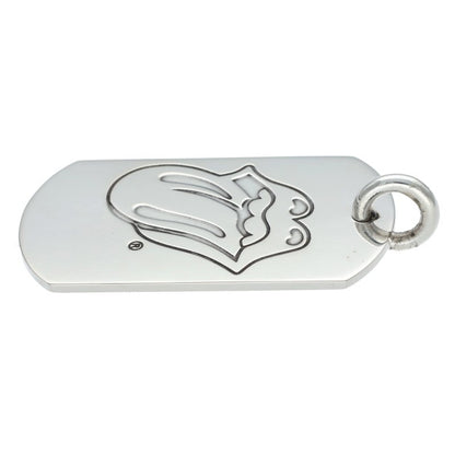 Chrome Hearts 925 Large Lip & Tongue Dog Tag Size ONE Silver