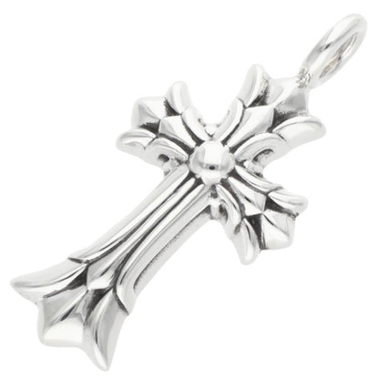 Chrome Hearts Double CH Cross Silver Pendant Size ONE SIZE