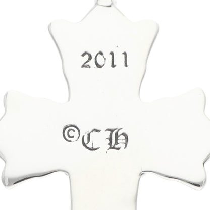 Chrome Hearts Double CH Cross Silver Pendant Size ONE SIZE