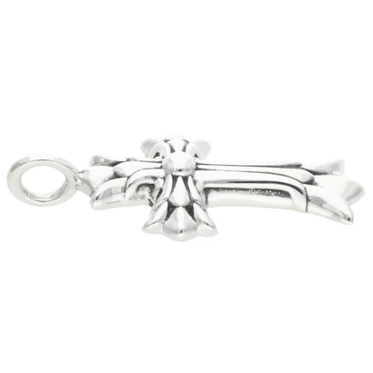 Chrome Hearts Double CH Cross Silver Pendant Size ONE SIZE