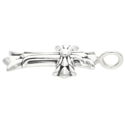 Chrome Hearts Double CH Cross Silver Pendant Size ONE SIZE
