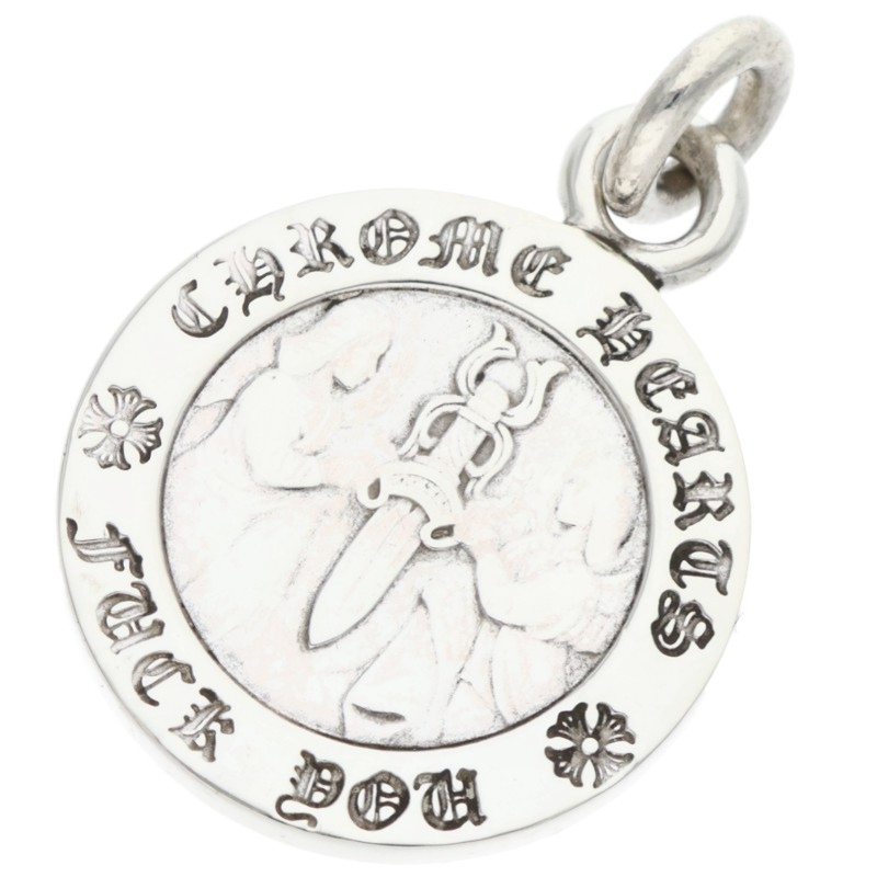 Chrome Hearts Angel Medal Charm V1 Silver Size ONE SIZE