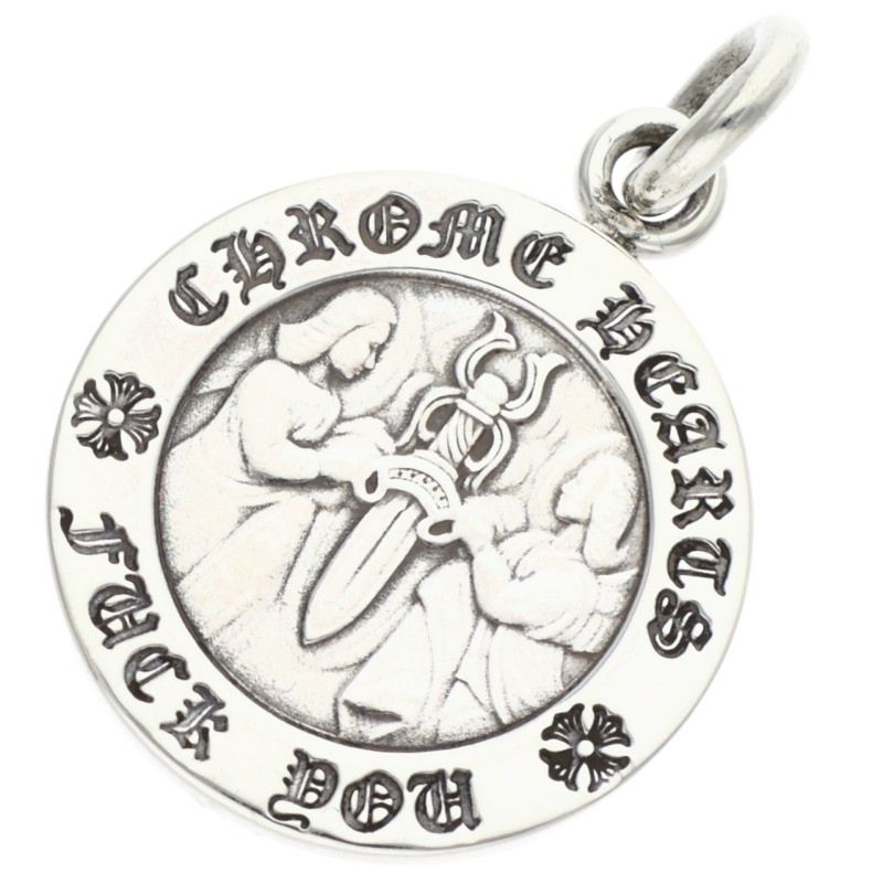 Chrome Hearts Angel Medal Charm V1 Silver Size ONE SIZE