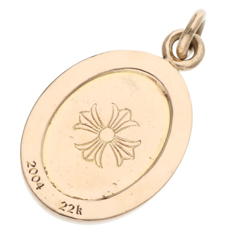 Chrome Hearts 22K Angel Medal Oval Yellow Gold Size ONE SIZE
