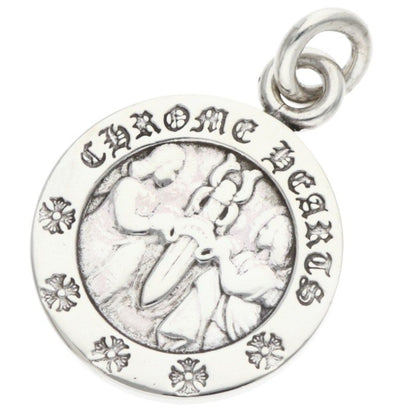 Chrome Hearts Angel Medal Charm V2 Silver Size ONE SIZE