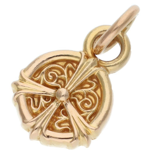 Chrome Hearts 22K Peace Sign Pendant Yellow Size ONE SIZE