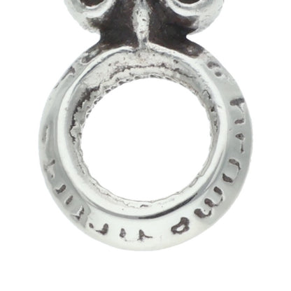 Chrome Hearts BS Fleur Stack Charm Silver Size ONE SIZE