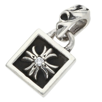 Chrome Hearts Framed CH Plus 1 Diamond Charm Size ONE SIZE