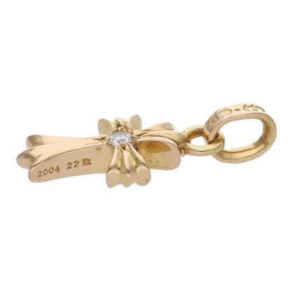 Chrome Hearts 22K Baby Fat Cross Double 1 Size ONE SIZE