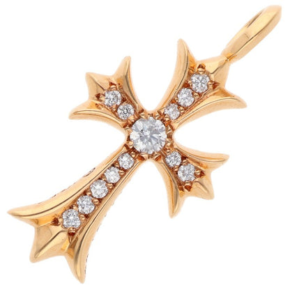 Chrome Hearts 22K Tiny Fat Cross Pave Diamond Size ONE SIZE