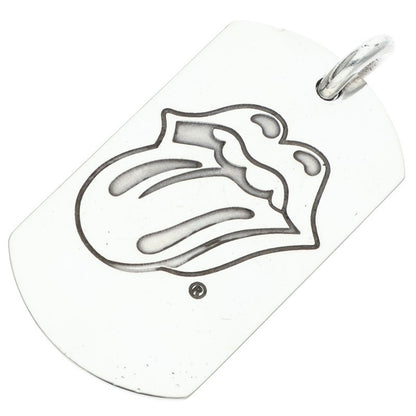 Chrome Hearts Large Lip & Tongue Dog Tag 925 Size ONE SIZE