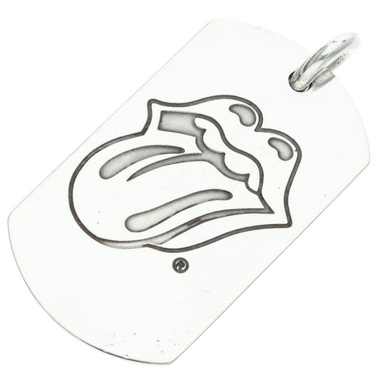 Chrome Hearts Large Lip & Tongue Dog Tag 925 Size ONE SIZE