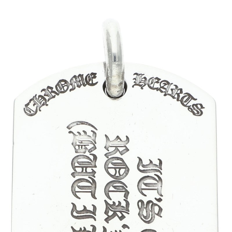 Chrome Hearts Large Lip & Tongue Dog Tag 925 Size ONE SIZE
