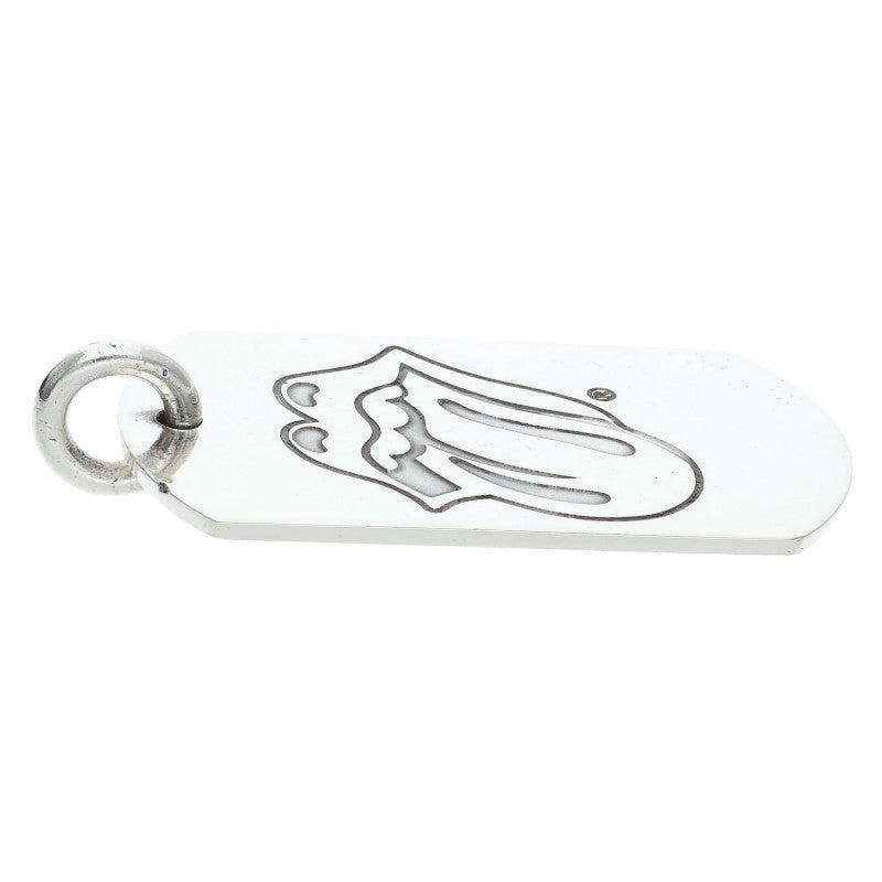Chrome Hearts Large Lip & Tongue Dog Tag 925 Size ONE SIZE