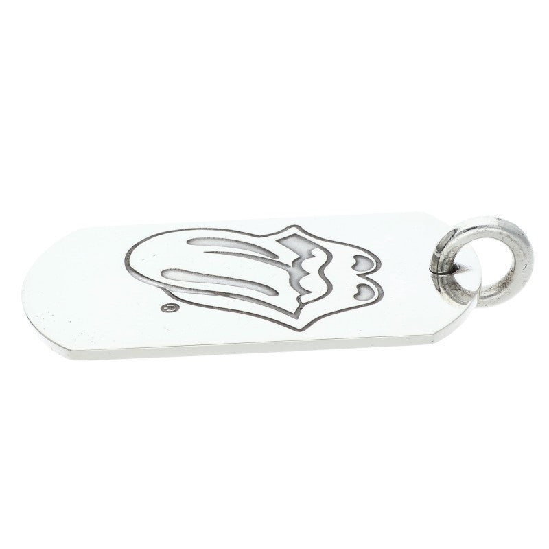 Chrome Hearts Large Lip & Tongue Dog Tag 925 Size ONE SIZE