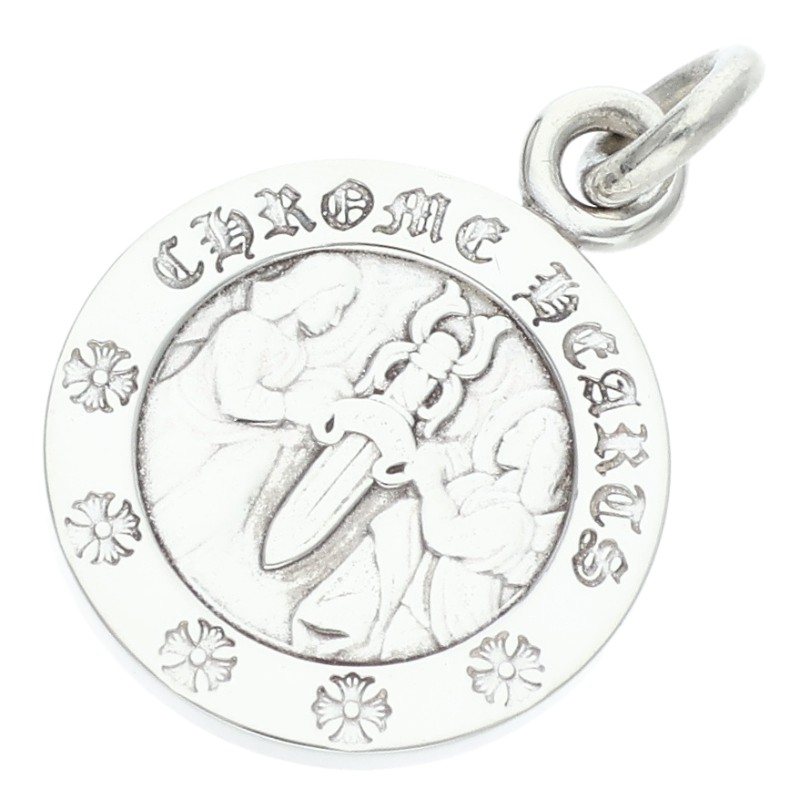 Chrome Hearts Angel Medal Charm V2 925 Silver Size ONE SIZE