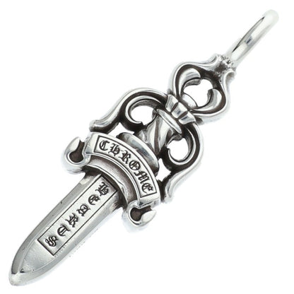 Chrome Hearts Double Dagger Pendant 925 Silver Size ONE SIZE