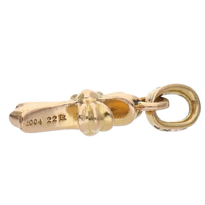 Chrome Hearts 22K Baby Fat Cross Yellow Gold Size ONE SIZE