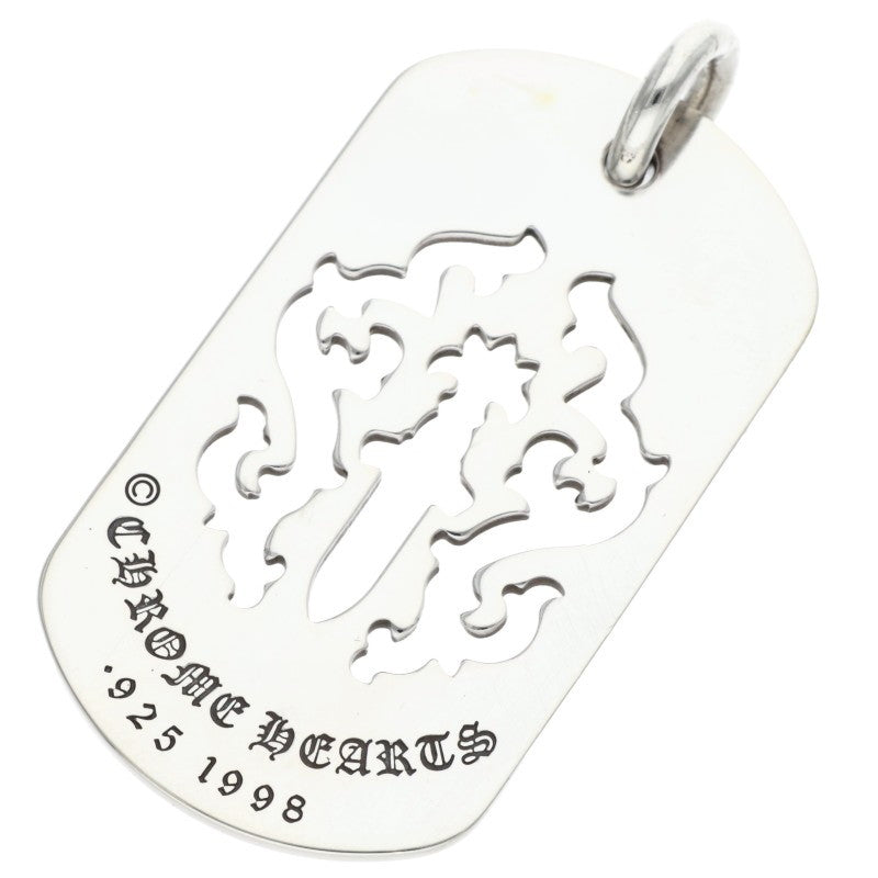 Chrome Hearts Large Dagger Cutout Dog Tag 925