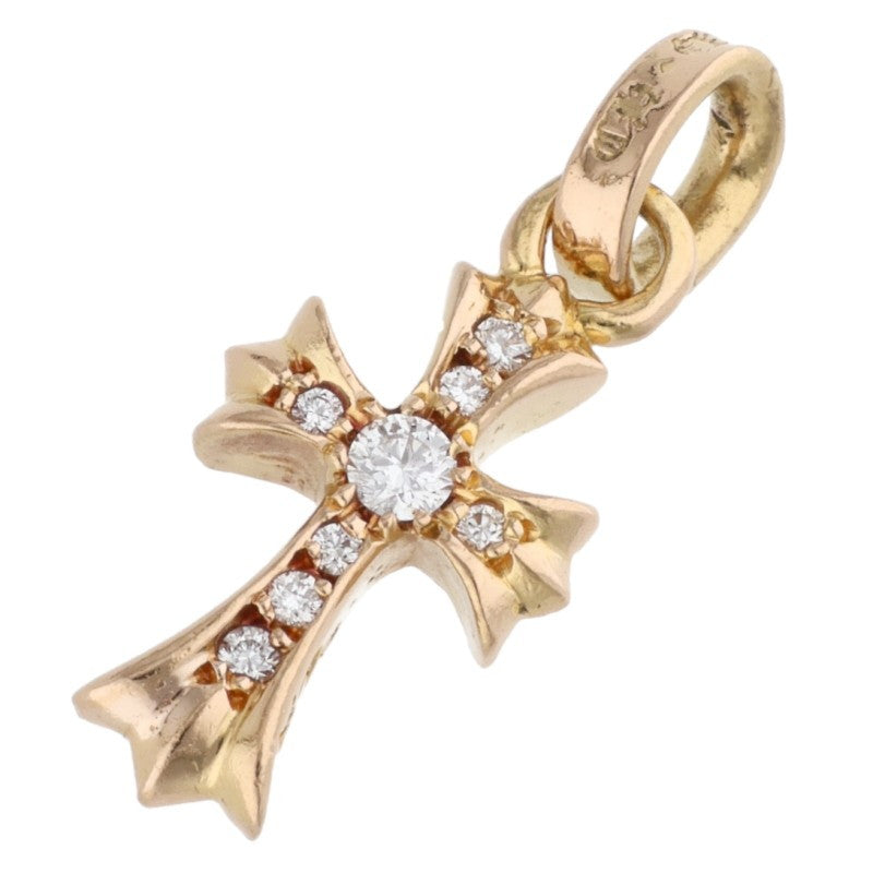 Chrome Hearts 22K Baby Fat Cross Pave Diamond Size ONE SIZE