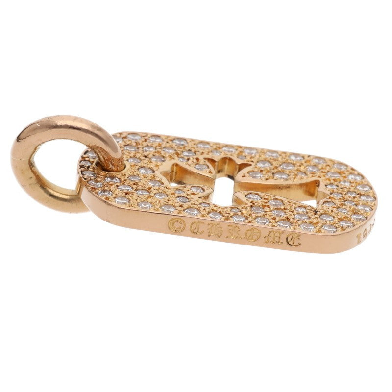 Chrome Hearts 22K Pave Diamond Tag Pendant Size ONE SIZE