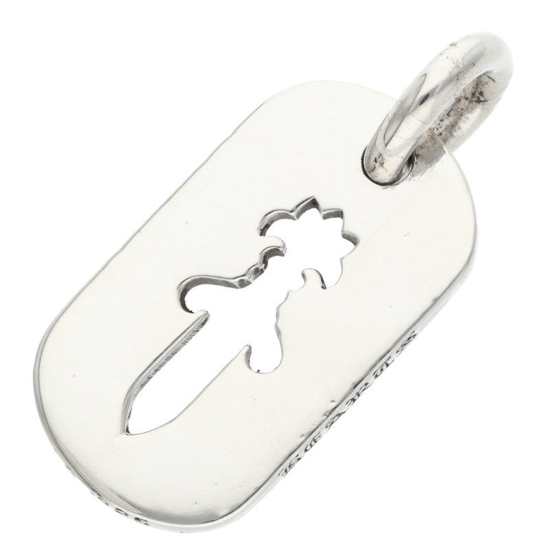 Chrome Hearts Small Cutout Dagger Dog Tag 925 Size ONE SIZE