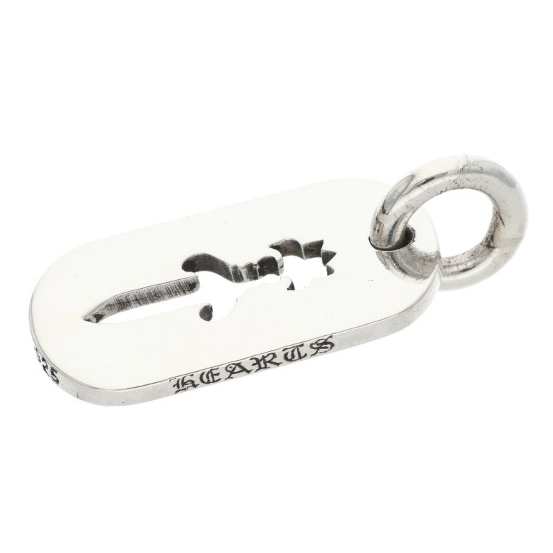 Chrome Hearts Small Cutout Dagger Dog Tag 925 Size ONE SIZE