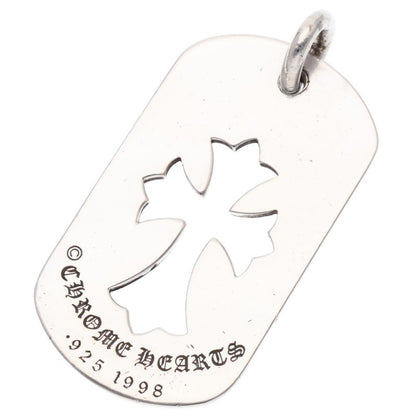 Chrome Hearts Large Cutout Cross Dog Tag 925 Size ONE SIZE