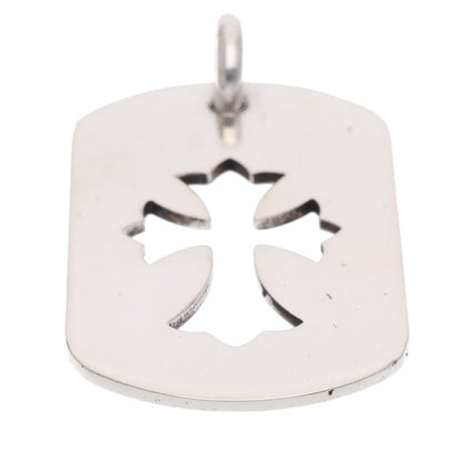 Chrome Hearts Large Cutout Cross Dog Tag 925 Size ONE SIZE