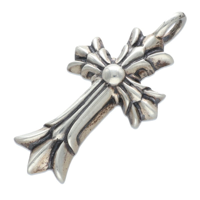 Chrome Hearts Double CH Cross Charm 925 Silver Size ONE SIZE