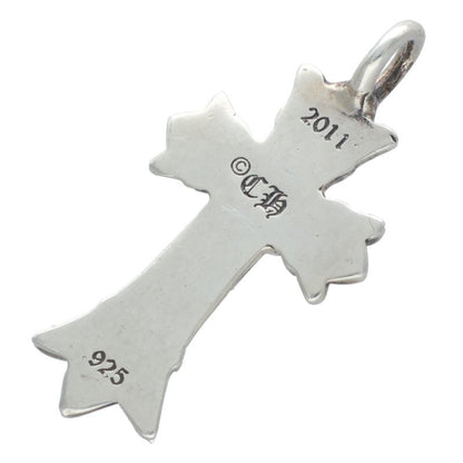 Chrome Hearts Double CH Cross Charm 925 Silver Size ONE SIZE