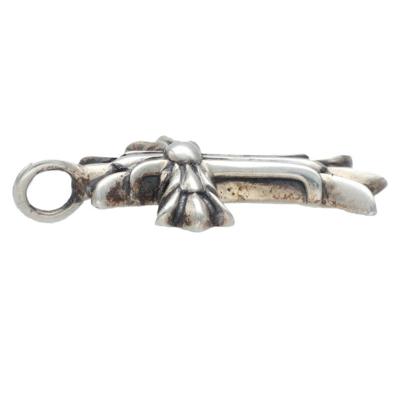 Chrome Hearts Double CH Cross Charm 925 Silver Size ONE SIZE