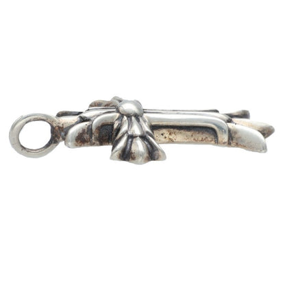 Chrome Hearts Double CH Cross Charm 925 Silver Size ONE SIZE