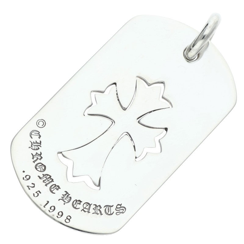 Chrome Hearts Large Cutout Tiny Cross Dog Tag Size ONE SIZE