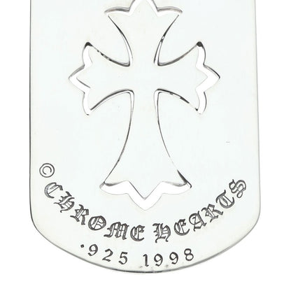 Chrome Hearts Large Cutout Tiny Cross Dog Tag Size ONE SIZE
