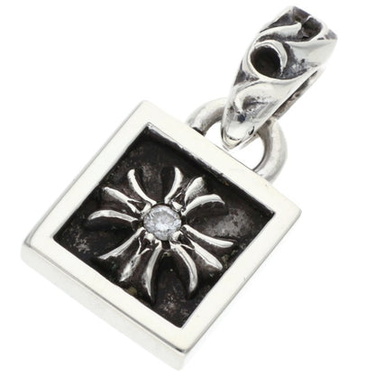 Chrome Hearts Framed CH Plus 1 Diamond 925 Size ONE SIZE
