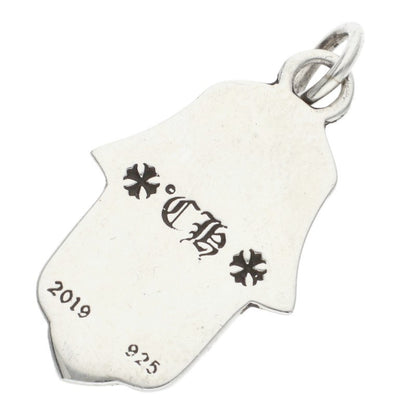 Chrome Hearts HAMSA HAND 925 Silver Necklace Size ONE SIZE