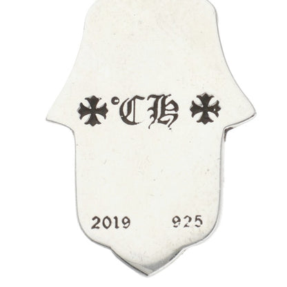 Chrome Hearts HAMSA HAND 925 Silver Necklace Size ONE SIZE