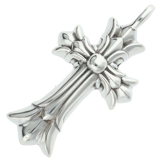Chrome Hearts DBL CH Cross Silver Charm Size ONE SIZE