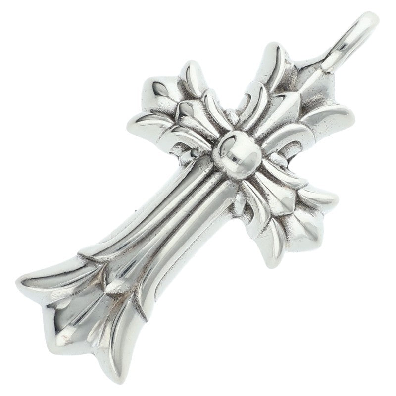 Chrome Hearts DBL CH Cross Silver Charm