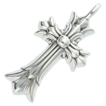 Chrome Hearts DBL CH Cross Silver Charm