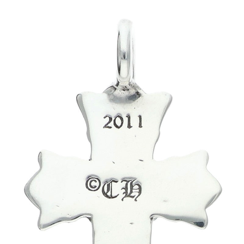 Chrome Hearts DBL CH Cross Silver Charm