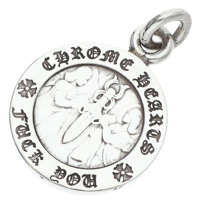 Chrome Hearts V1 Angel Medal Charm 925 Silver Size ONE SIZE