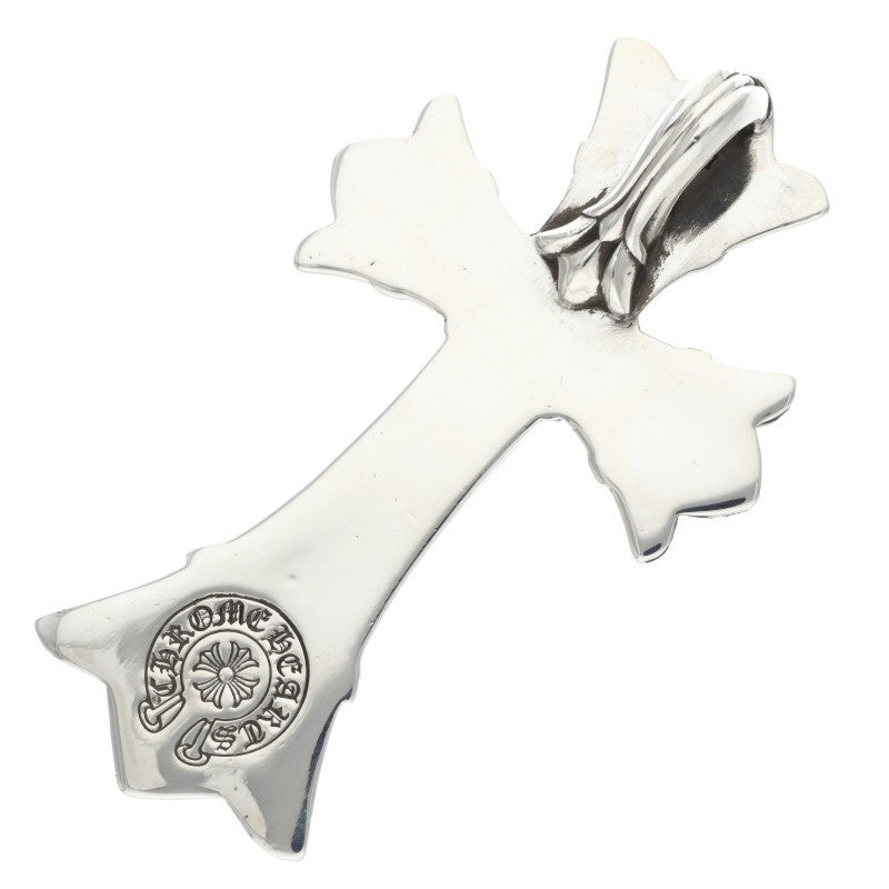 Chrome Hearts Large Double CH Cross 925 Silver Size ONE SIZE