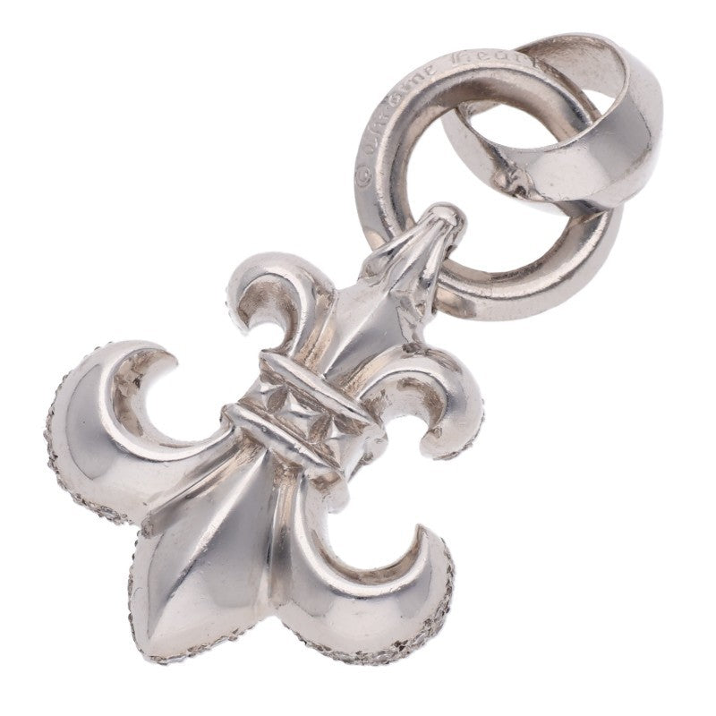 Chrome Hearts 18K White Gold BS Fleur Pave Size ONE SIZE