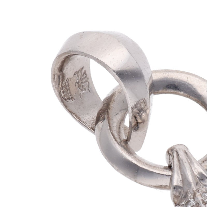 Chrome Hearts 18K White Gold BS Fleur Pave Size ONE SIZE