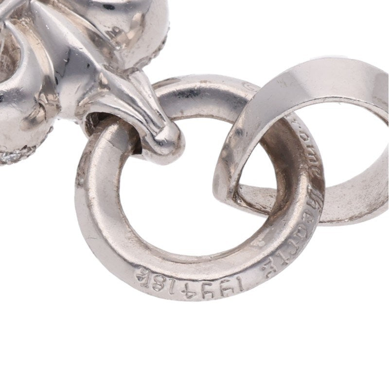 Chrome Hearts 18K White Gold BS Fleur Pave Size ONE SIZE