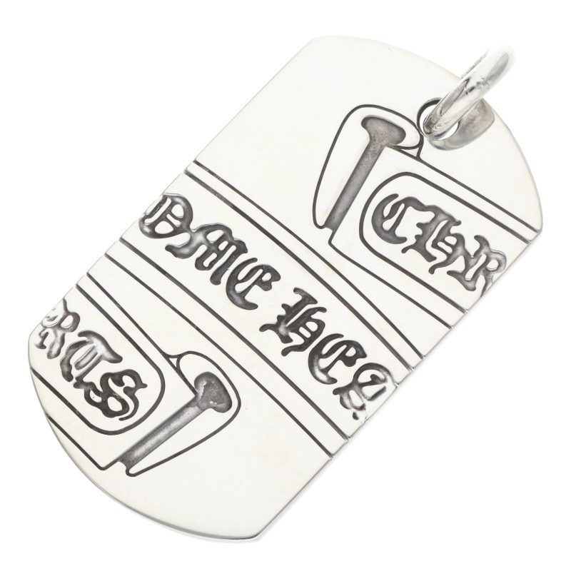 Chrome Hearts Tokyo Limited Large Dog Tag 925 Size ONE SIZE