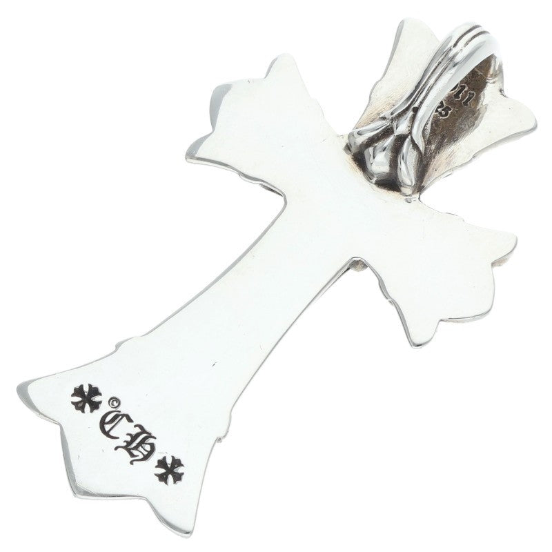 Chrome Hearts Small Double CH Cross 925 Silver Size ONE SIZE